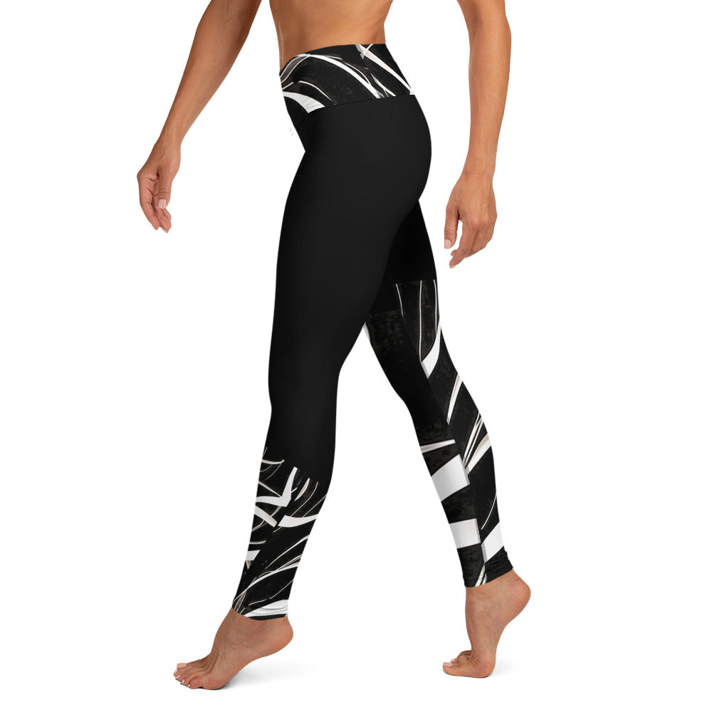 Unique Look Leggings. Gym or Yoga Pants. Abstract Modern Art Streetwear by WickedYo.